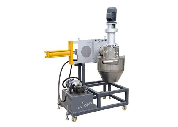 Capacity 200-300kg/h PE plastic  hydraulic water ring screen changer 1.5kw motor