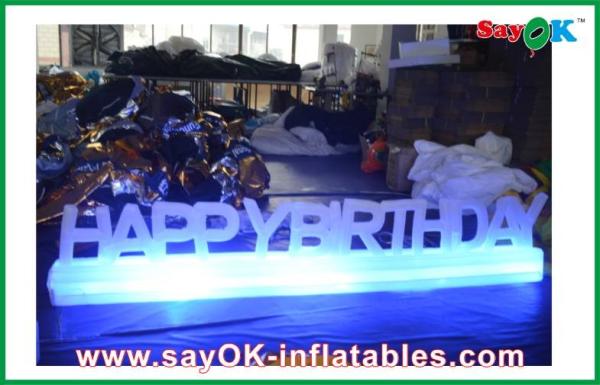 Decoração inflável conduzida festa de anos da iluminação personalizada