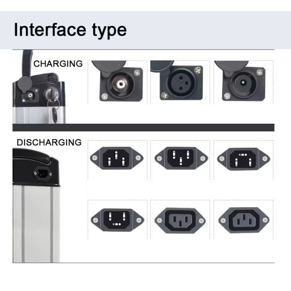 Заряжаемый электрический скутер с литийным аккумулятором 48В 10Ач 12Ач 15Ач 20Ач 25.6Ач