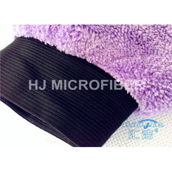 Пурпуровые продукты запитка перчатки/автомобиля перчатки мытья синеля Microfiber 8