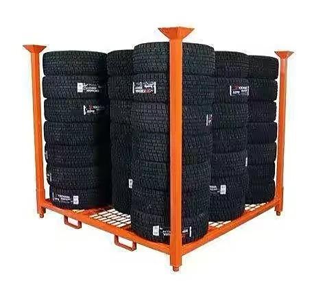 Steel Shelf Designed Specifically For Tires Maximize The Use Of Warehouse Tire Storage Space