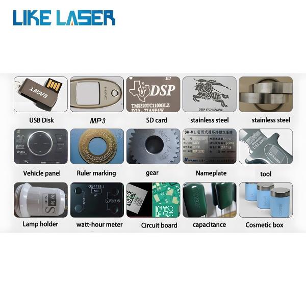 Fiber Online Flying Laser Marking Machine for Tube Wire PVC Graphic Format Supported Plt