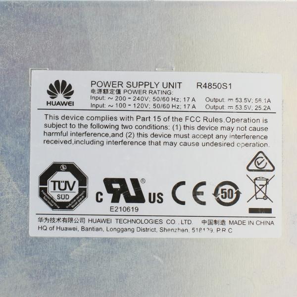 100% Original 48V DC Rectifier Module High Efficiency For Huawei R4850S1