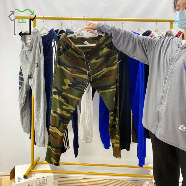 Men's Cotton Used Brand Clothes Casual Training Jogger Pants Comfortable Fitness