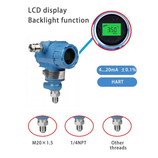Hot Selling Pressure Transmitter 3051CG 4-20mA Output 3051CG Coplanar Pressure Transmitter in Stock