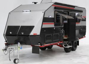 Aluminum Camper Trailer 3000 Lbs 3500 Lbs With Spacious Bathroom And Queen Bed