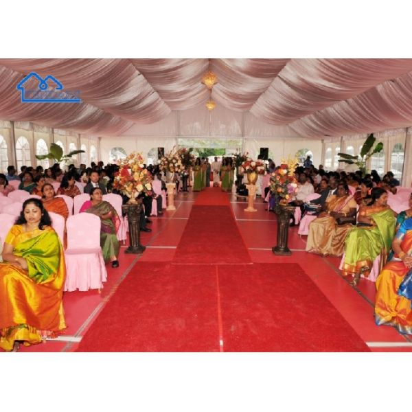 Standard Size PVC Sidewall Party Tent Accessories Steel Ground Bar Easy Install for Party Tents
