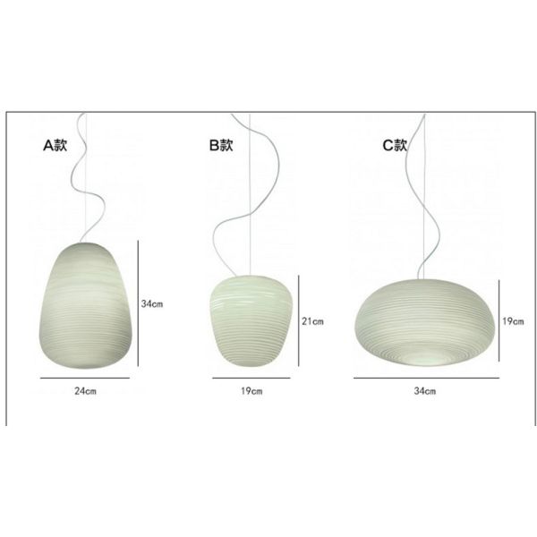 White Retro globe pendant light glass ball lamps shade suspension lamp(WH-GP-83)