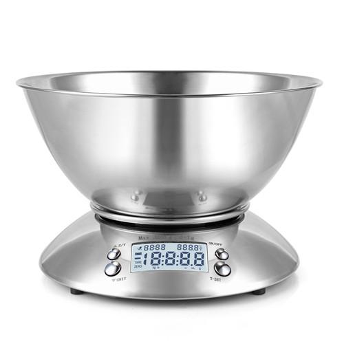 Outils de cuisine Balance de cuisine en acier inoxydable pour la mesure précise du poids et le contrôle des portions