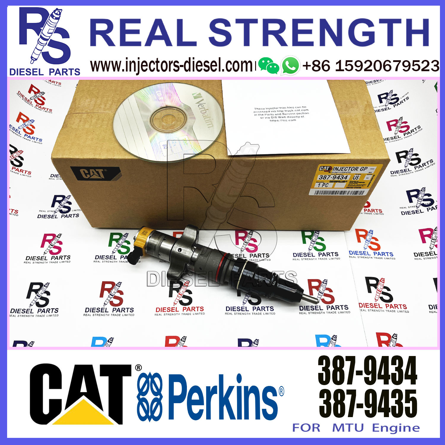 CAT Инжекторы топлива 387-9434 328-2574 инжектор 387-9433 для частей двигателя Caterpillar C9