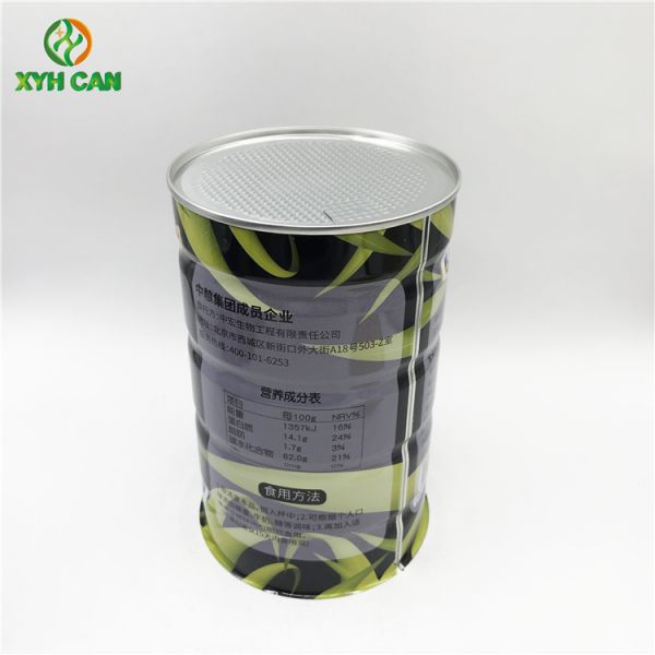 Milk Powder Tin Can 300g-500g Milk Powder Food Grade Tin Can Plastic Lids Custom Printed
