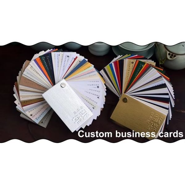 Cartes de voeux en velours en matériau de cygne noir