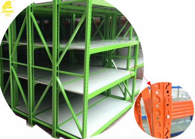 Colorful Medium Duty Racking System , Metal Storage Shelves No Nuts