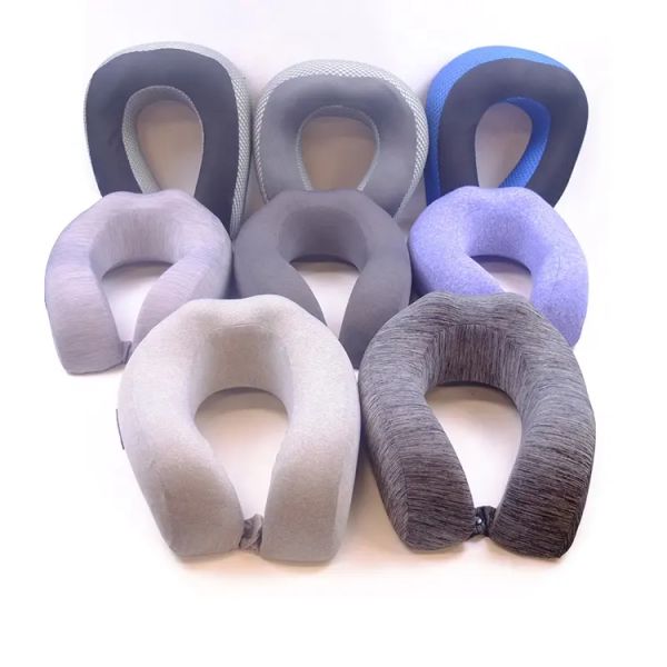Travel Pillow Best Memory Foam Neck Pillow Head Support Soft for Sleeping Rest Portable