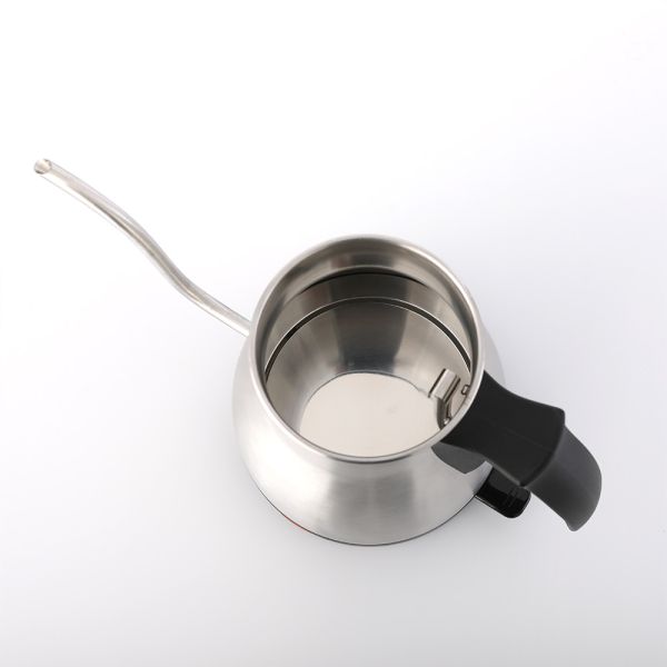 Brushed Stainless Steel Plastic 0.7L Coffee Gooseneck Kettle  BPA Free