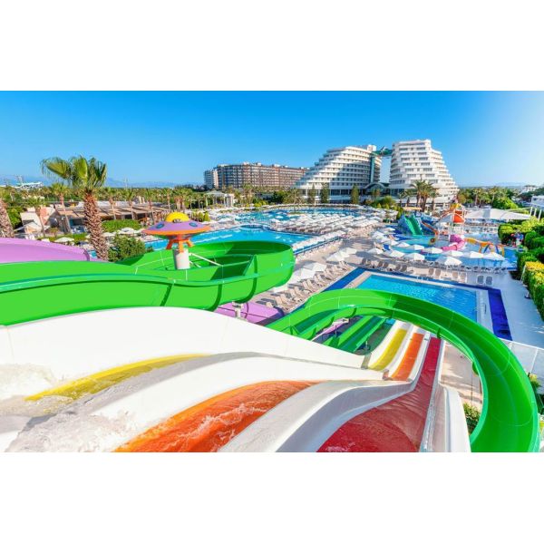 Large Scale Aqua Tall Water Slide Thrill Rides Adventure Park Water Slide