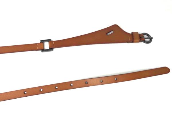 Brown Slim 13mm Womens Genuine Leather Belt For Dress