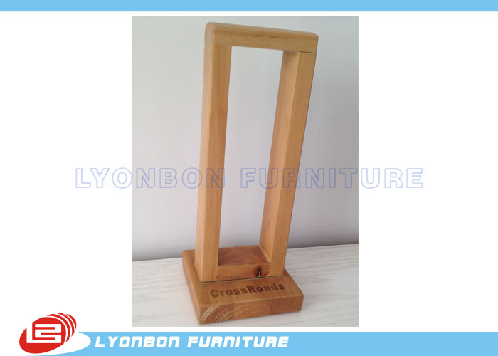 Покрасьте законченный дисплей Countertop MDF рекламируя ISO с вставкой ЛОГОСА