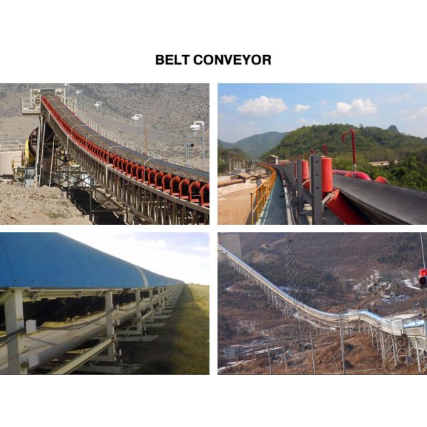 Transfer Belt Conveyor Bulk Ship Carrier Loading Unloading