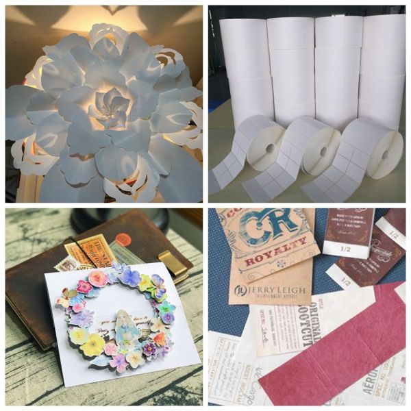 Белая прочная водонепроницаемая и хорошо печатаемая синтетическая бумага для упаковки