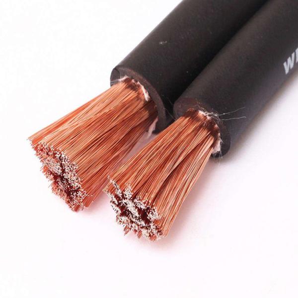 Black  Rubber Sheath 200v 95mm2 Flexible Welding Cable