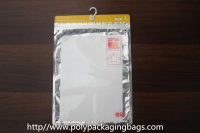 Sacos polis claros combinados pequenos com ganchos ou gancho para o t-shirt/luva
