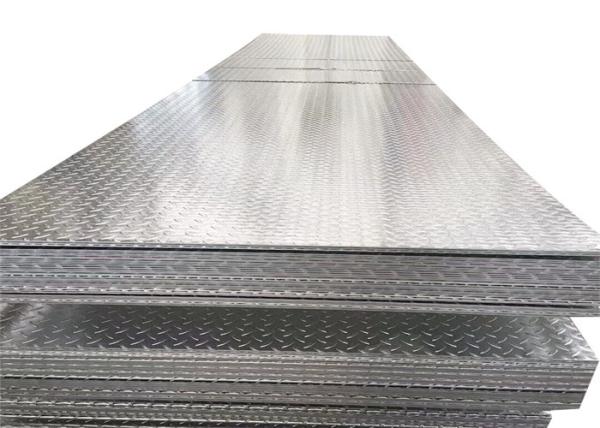 O aço solar Chequered o revestimento de zinco de prata Eco da cor 40g-275g do metal da placa amigável
