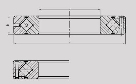 IKO cross roller bearing CRBH 20025-A UU