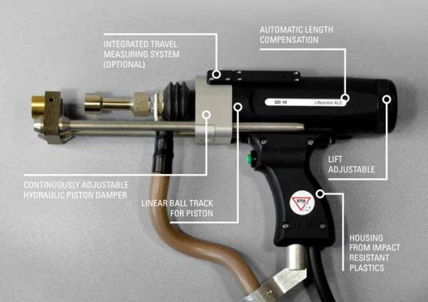 GD-25 Drawn Arc Stud Welding Gun    Welding Shear Connectors With Large Diameters