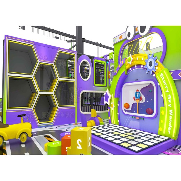 Space Adventure Kids Indoor Sports Arenas Commercial Multi Layer Integrated