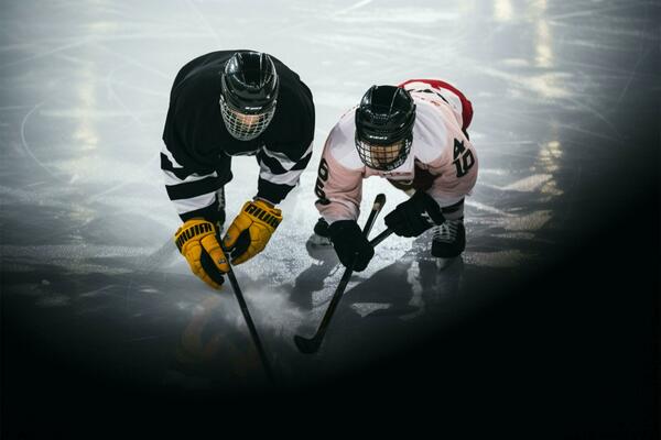 Micro Fiber PU Leather Gloves Leather For Men In Ice Hockey