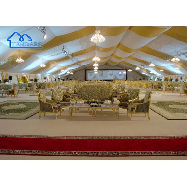Marquee Party Tent Satin Fabric Ceiling Roof Lining For Wedding Event Outdoor Commercial Structure