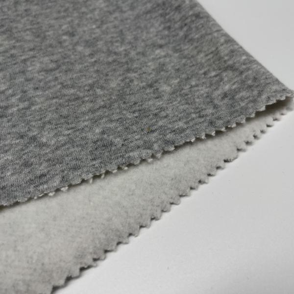 Knit Navy Fabrilogy French Terry Brushed Fabric For Apparel