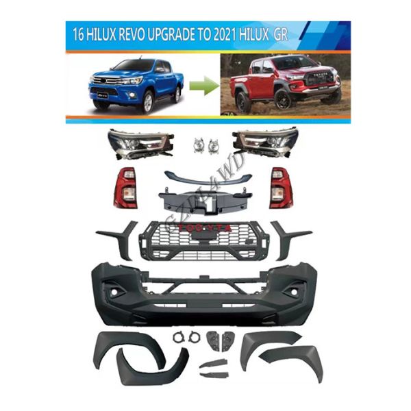Purple Horn Facelift Upgrade Body Kits For Hilux Revo 2015-2021 To GR Sport 2021+
