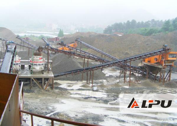 High Efficiency Stone Crushing Line , Jaw Crusher Plant for Limestone Granite
