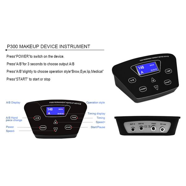 PMU MTS Rotary Tattoo Semi Permanent Makeup Machine