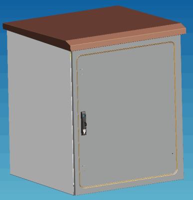 cerco à prova de intempéries da montagem de Polo da altura da profundidade 650mm de 320mm