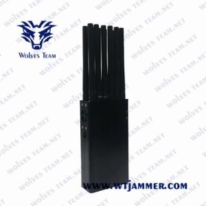 12 jammer Handheld do sinal do VHF 25m da frequência ultraelevada das faixas