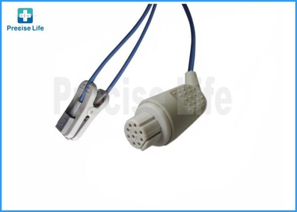 Datex OXY-E4-N SpO2 sensor Adult ear clip with Round 10 pin connector