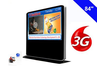 Full HD 3G Digital Signage Free Standing Kiosk Android Advertising Media Player