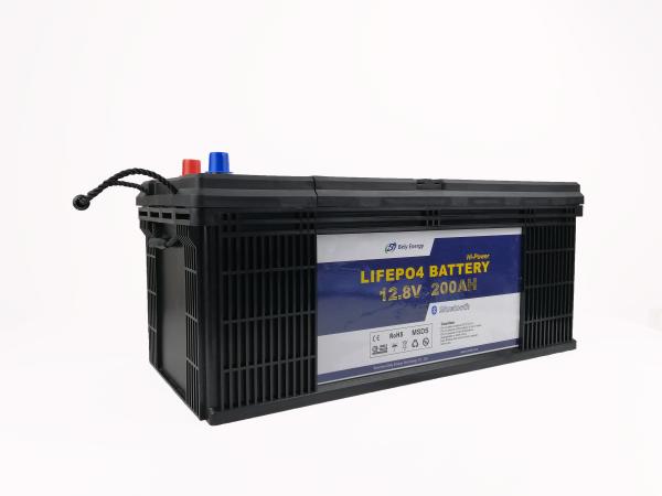Bateria profunda recarregável do ciclo do ferro Lifepo4 do lítio de 2560Wh 12v 200ah