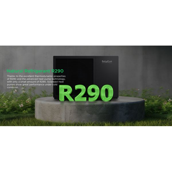 6kW–12kW R290 Air-to-Water Heat Pump | High Temp 75°C | Low GWP Heating
