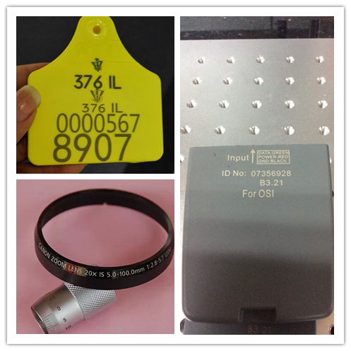 Печатная машина летания лазера волокна для пластмассы 1064нм, зоны 110*110мм отмечать