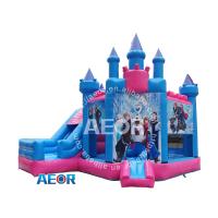 Pink Princess Palace Bounce House Combo Inflatable Bouncer Playground Outdoor Jumping Castle Kids Princesa