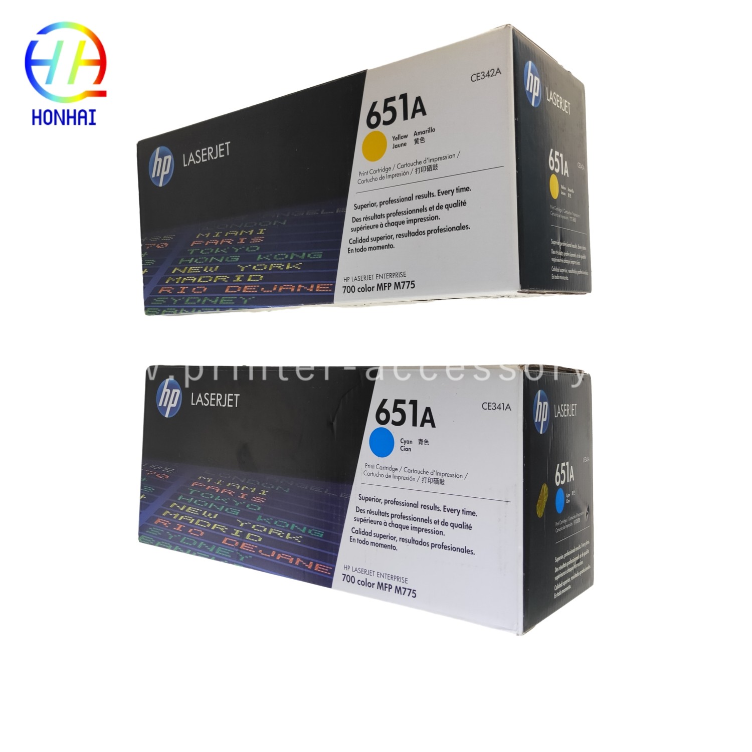 HP LaserJet Toner Cartridge Для HP LaserJet Enterprise 700 Цветный МФП M775 Серия 651A CE341A Циановый CE342AC Желтый