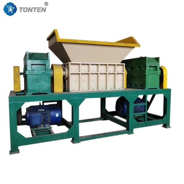 Скрап Металл Двойной вал Shredder резиновой шины Пластиковый Shredder Machine