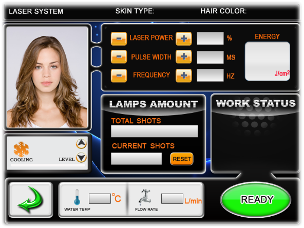 LCD Display 110V 808 Nm Laser Diode IPL Lazer Hair Removal Machine