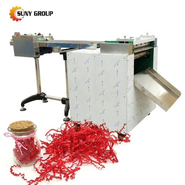 Déchiffreur automatique de papier pour les paquets cadeaux pour le remplissage de papier à rayures Taille de coupe 2/4/6 mm