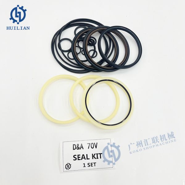 Hydraulic Breaker Hammer Repair Seal Kit for Excavator Hammer Spare Parts D&A70V D&A220DP
