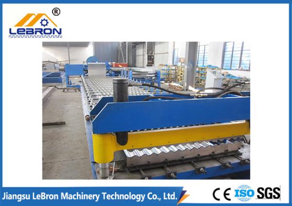 2018 New Design Corrugated Roof Sheet Roll Forming Machine PLC Control Full Automatic made in China